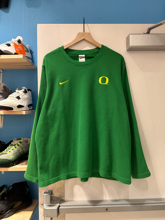 Green Oregon Waffle Long Sleeve (XXL)