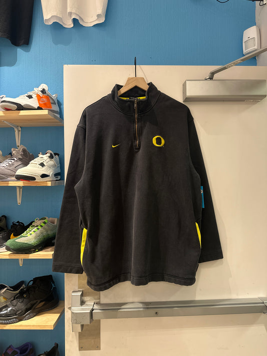 Oregon Black Quarterzip (XXL)