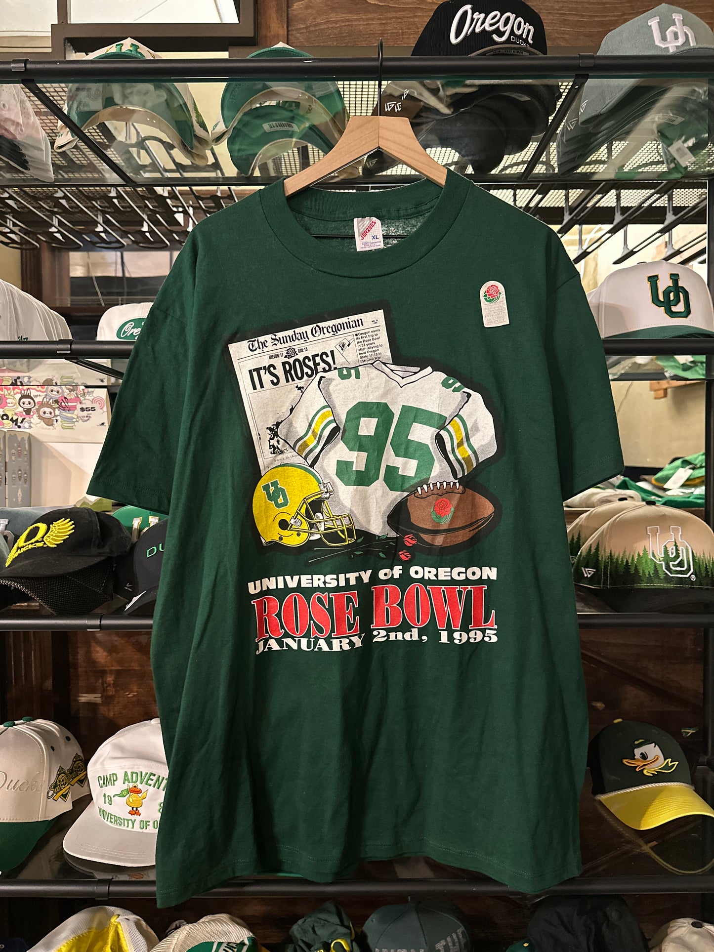 Oregon Rose Bowl 95 Tee (XL) New