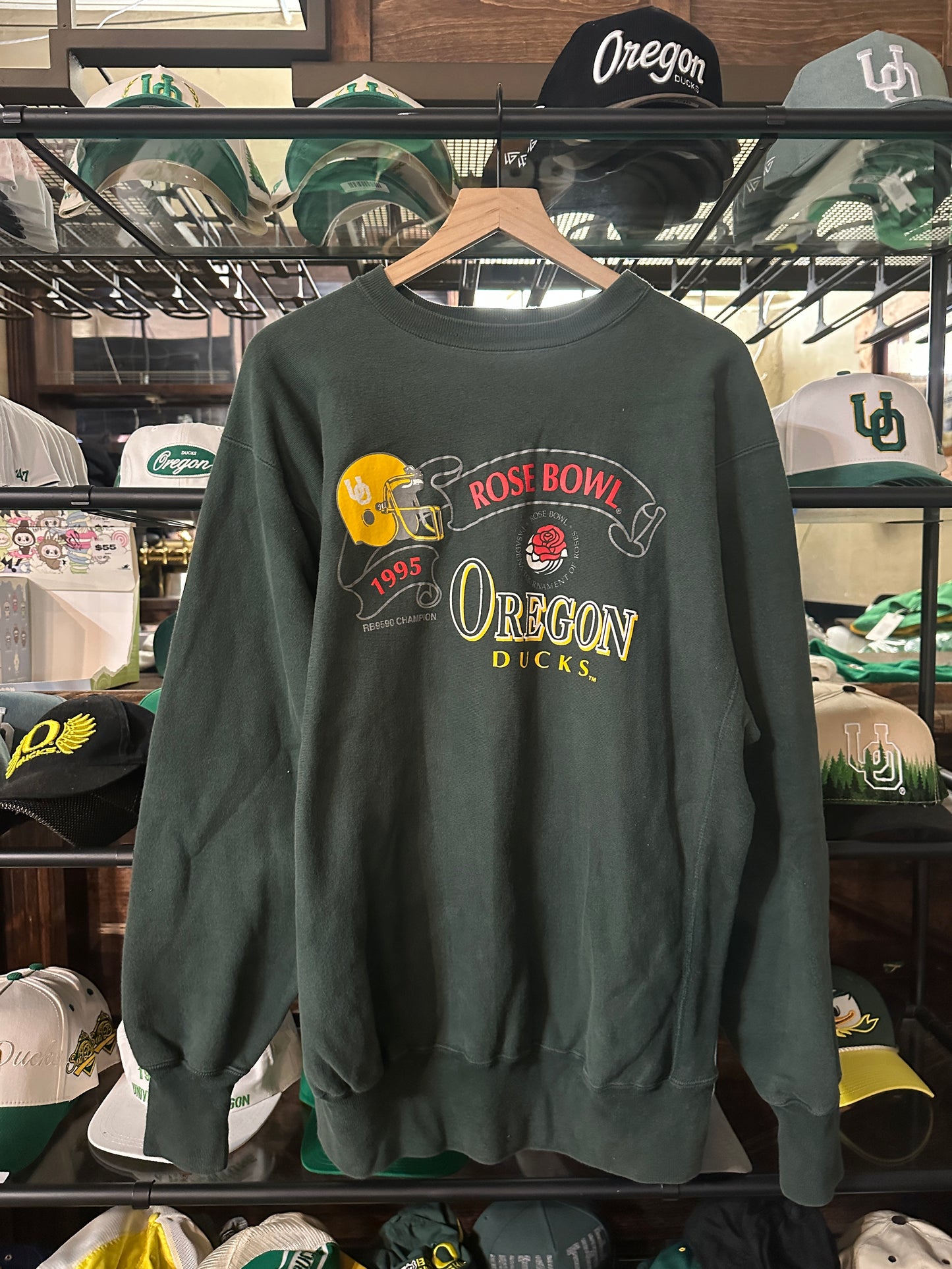 Oregon Rose Bowl 95 Crewneck(XXL) Reverse Weave