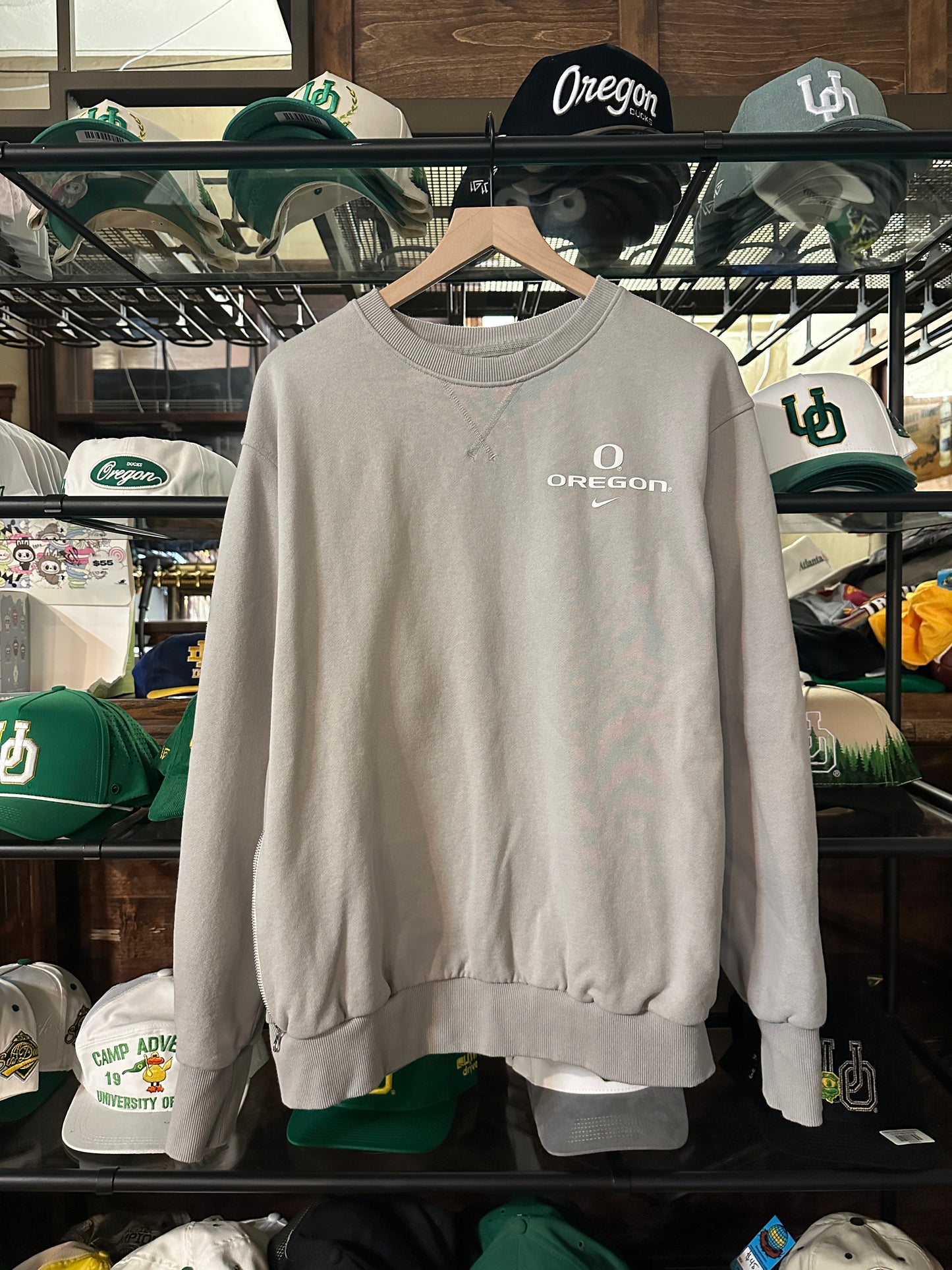 Oregon Grey Crewneck(L)