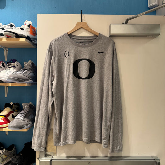 Oregon Gray Playoff Long Sleeve Tee