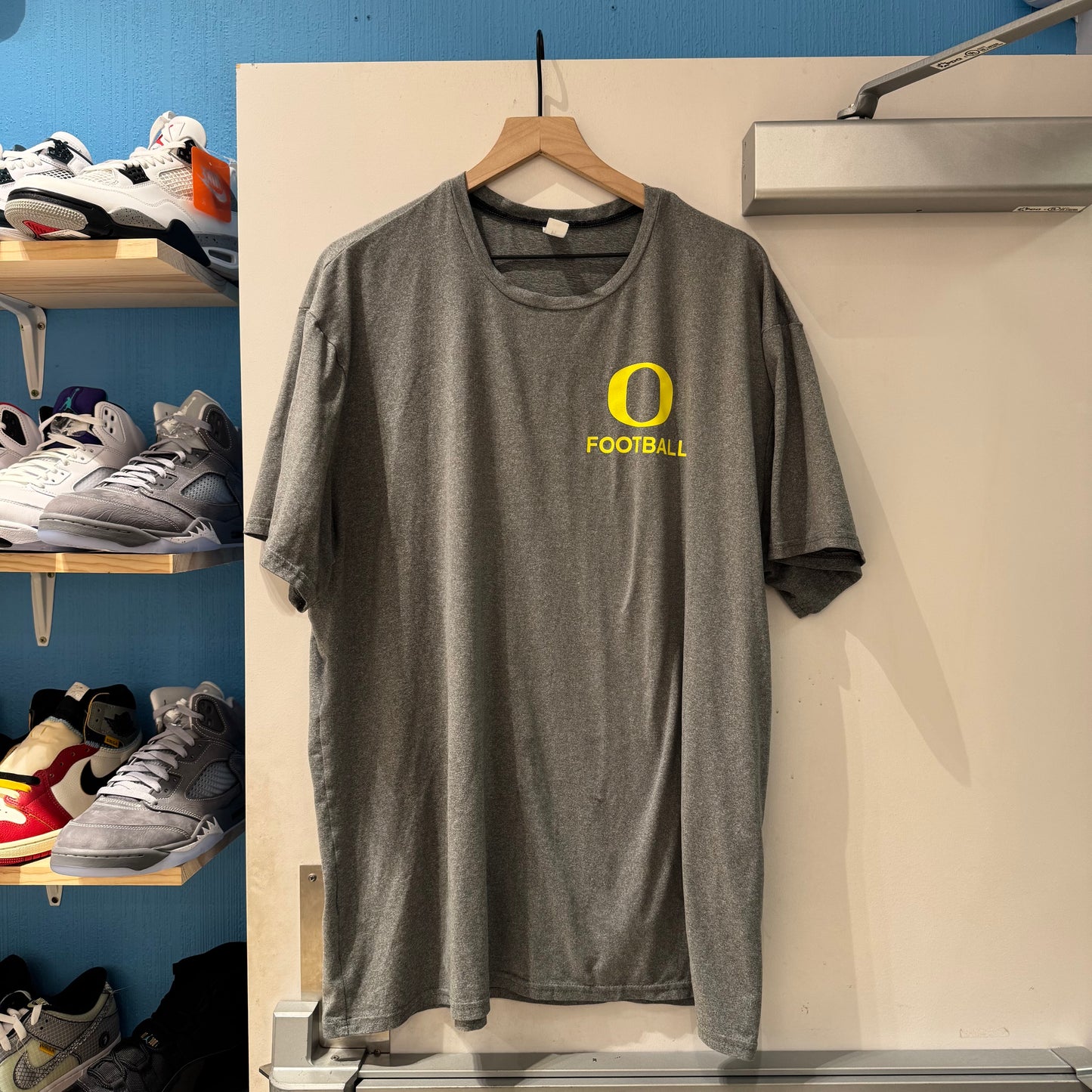 Oregon Football Gray Tee