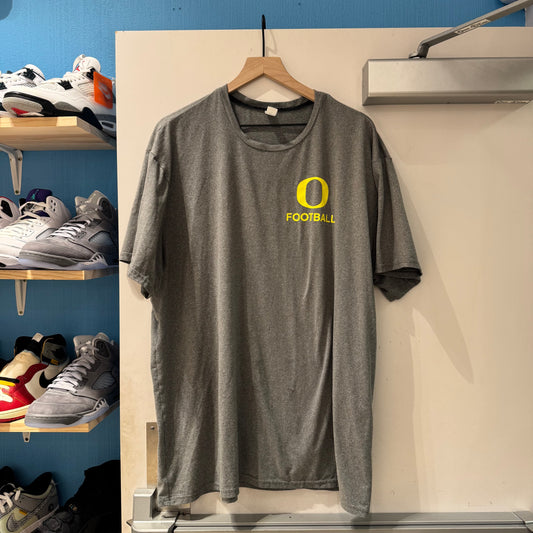 Oregon Football Gray Tee