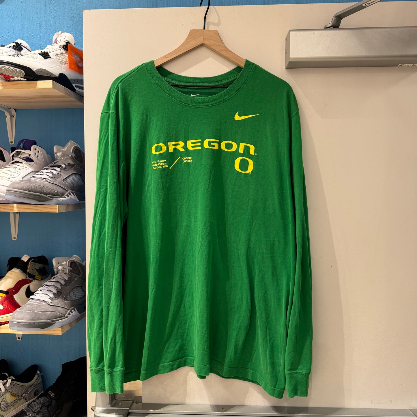 Eugene Oregon Green Long Sleeve