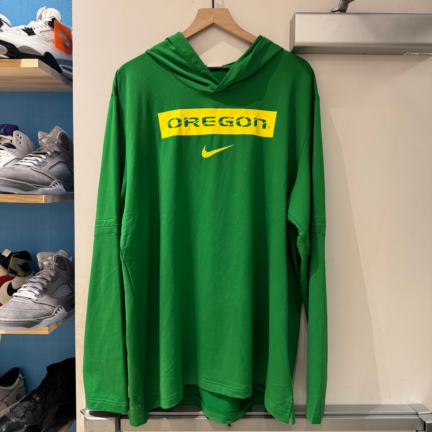 Oregon Dri Fit Green Hoodie