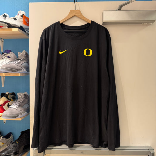 Oregon Dri Fit Black Long Sleeve