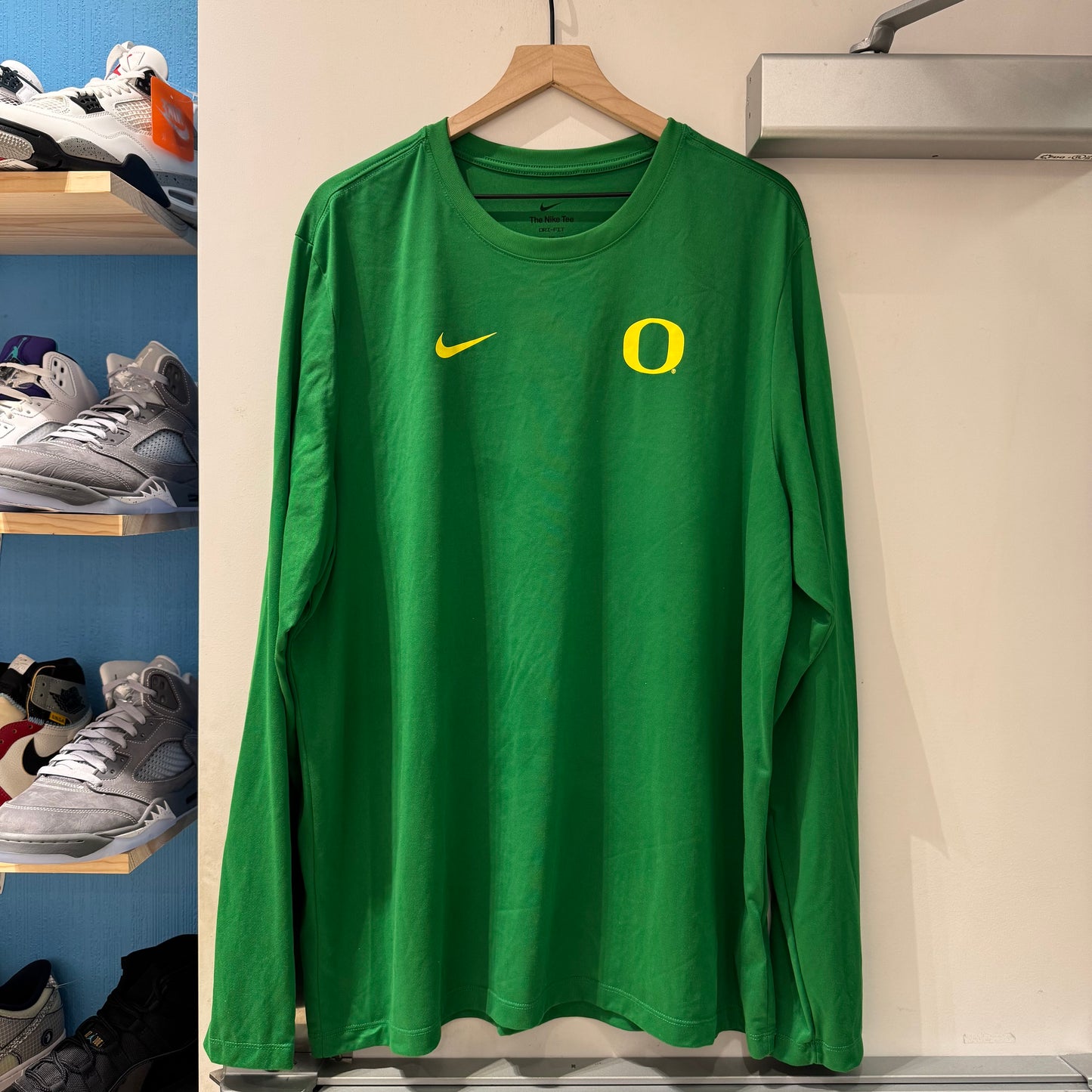 Oregon Dri fit Green Long Sleeve