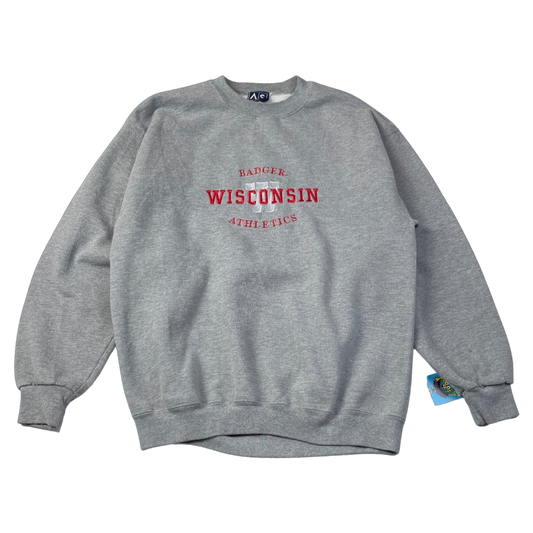 '00s Wisconsin Badgers Embroidered Crewneck