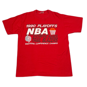 '90 Portland Trailblazers Playoffs Tee