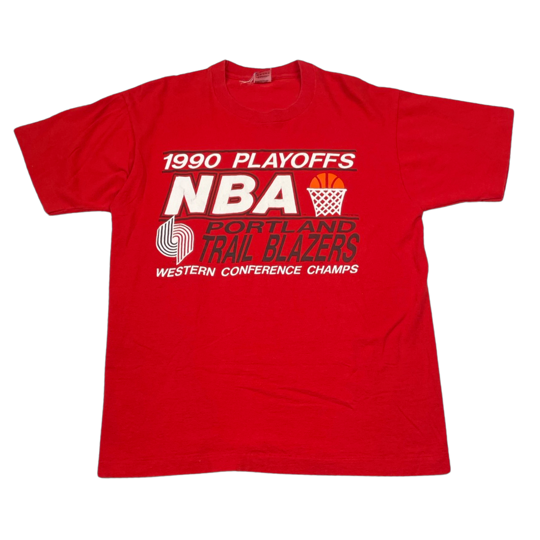 '90 Portland Trailblazers Playoffs Tee