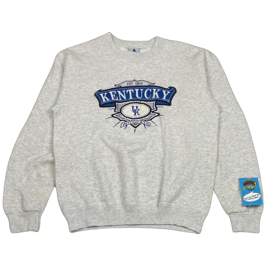 '90s Kentucky Wildcats Embroidered Crewneck