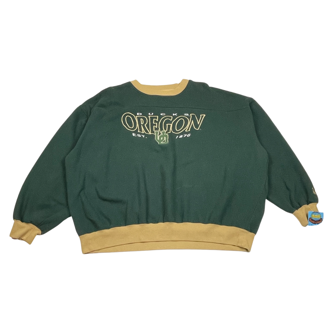 '90s Oregon Ducks Embroidered Crewneck