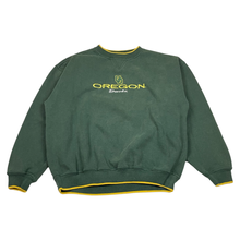 Load image into Gallery viewer, &#39;90s Oregon Ducks Embroidered Crewneck
