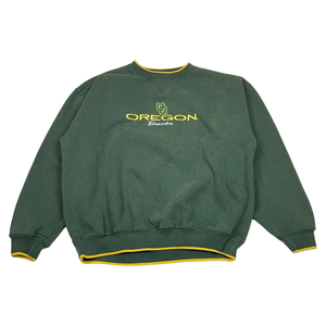 '90s Oregon Ducks Embroidered Crewneck