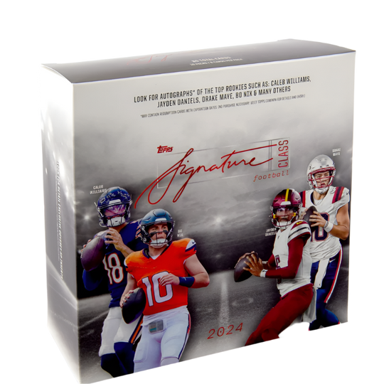 2024 Topps Signature Class Football Trading Cards Mega Box