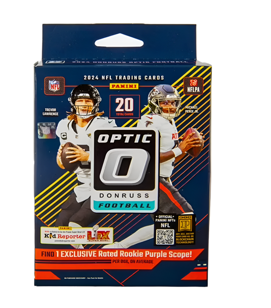 2024 Panini Donruss Optic NFL Football Trading Cards Hanger Box