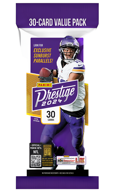 2024-2025 Panini Prestige NFL Football Trading Card Fat Pack