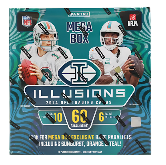 2024 Panini Illusions Football Cards Mega Box