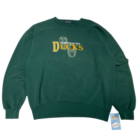 '90s Oregon Ducks Embroidered Crewneck