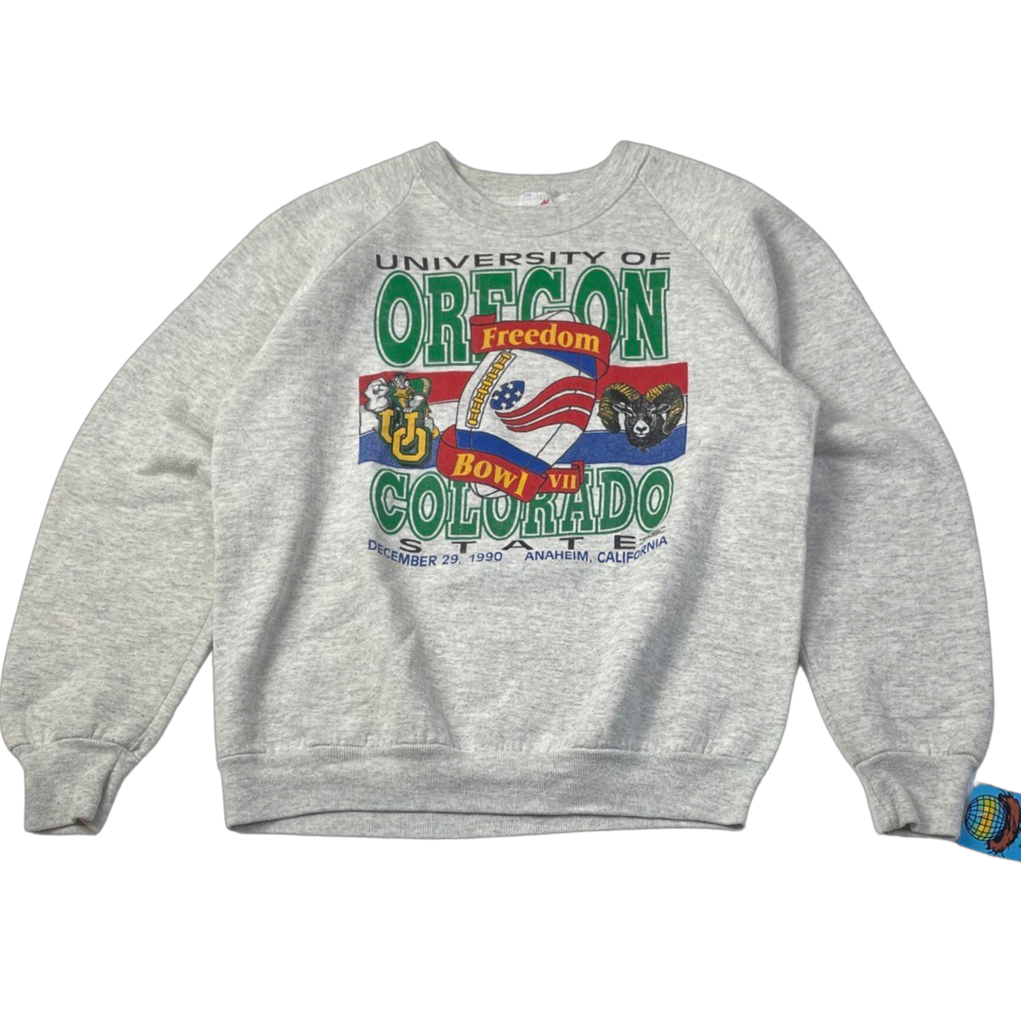 '90 Oregon Ducks Freedom Bowl Crewneck